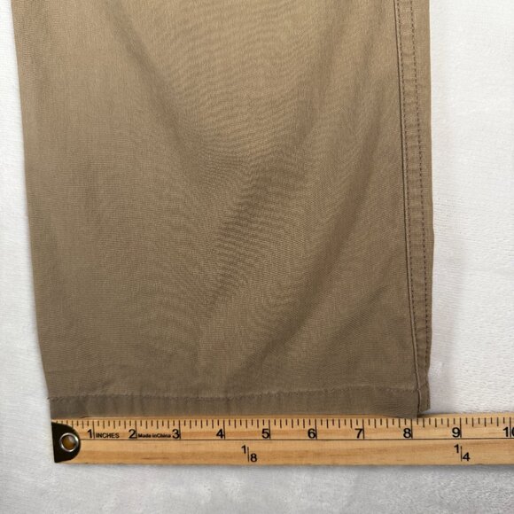 Kuhl Revolvr Hiking Pants Men Size 34x34 Vintage Patina Dye Snap Closure Beige - Picture 3 of 13